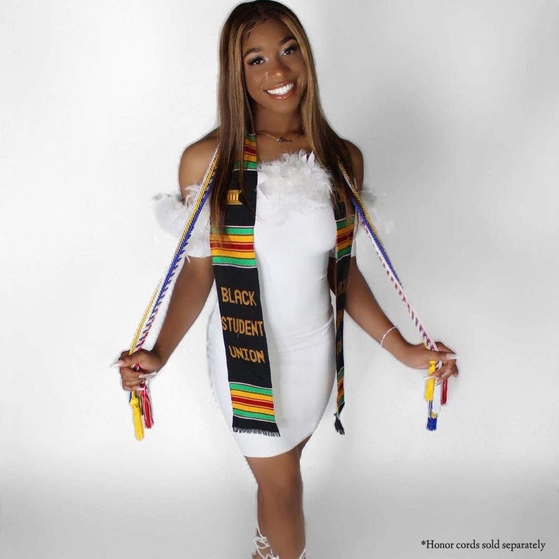 ADVANSYNC Black Student Union Kente Stole (BSU) - Image 3